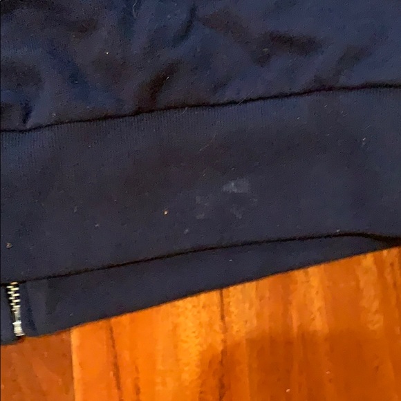 VS Pink Logo Zip Hoodie Navy Size M - Picture 4 of 5